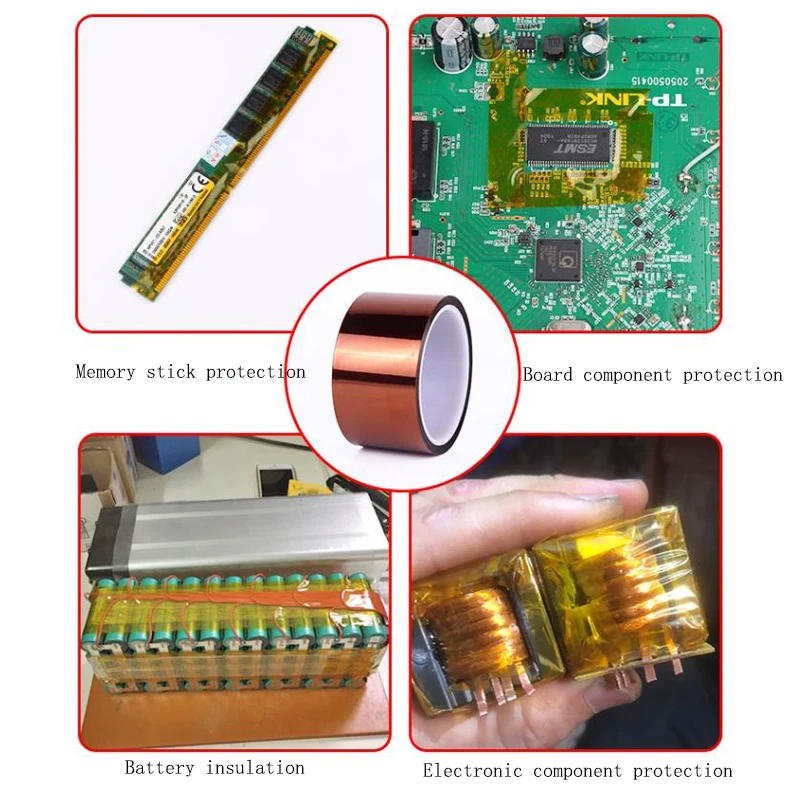 Description Picture 6 of item30M/Roll High Temperature Thermal Insulation Tape Used to Protect CPU and 3D Printer Work Surface PCB Circuit Board
