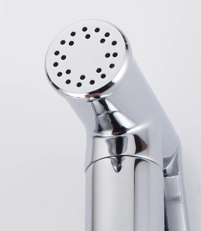 Description Picture 5 of itemBedit Faucet Set Double Use Bathroom Bidet Faucet Set Wall Mounted Chrome Brass Bibcock Wash Machine Faucet Save Space