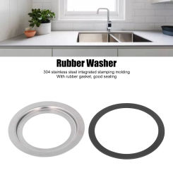 140mm Food Waste Disposer Adapter 140 to 110mm Stainless Steel Sink Food Waste Disposer Adapter Accessories Appliance Parts