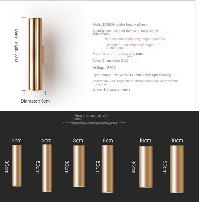 Description Picture 3 of itemArt Gold Dining Room Wall Light Vintage LED Kitchen Hotel Bedroom Hallway Light  бра настенные светильник светильник светильник