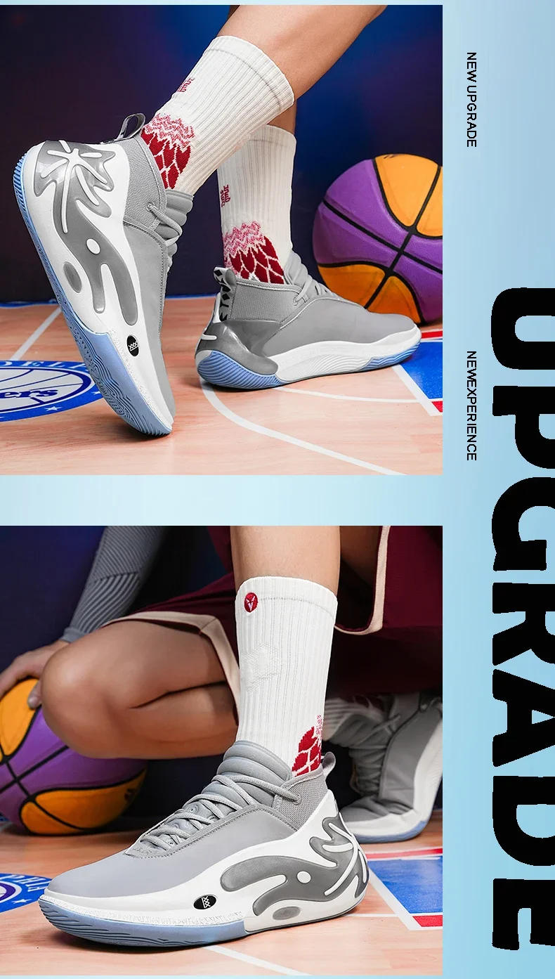 Description Picture 6 of itemSuper Cool Basketball Boots Unisex Luxury Brand Sport Shoes Couples Yellow Basketball Boots Big Boys Outdoor Sneakers Men Women