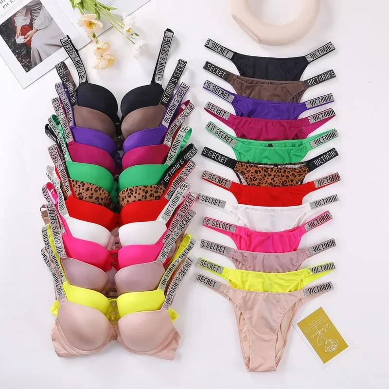 Description Picture 3 of itemClassic Women's Fashion Lingerie Set Sexy Breathable Soft Versatile Shapewear Victoria's Secret Sexy Lingerie Bra and Panty Set