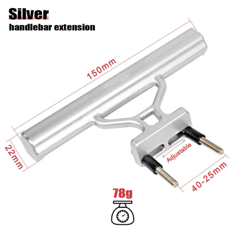 Description Picture 6 of itemBicycle Handlebar Extension Rack 150mm Mountain Road Bike Bracket Rack Aluminum Alloy Cycling Accessories