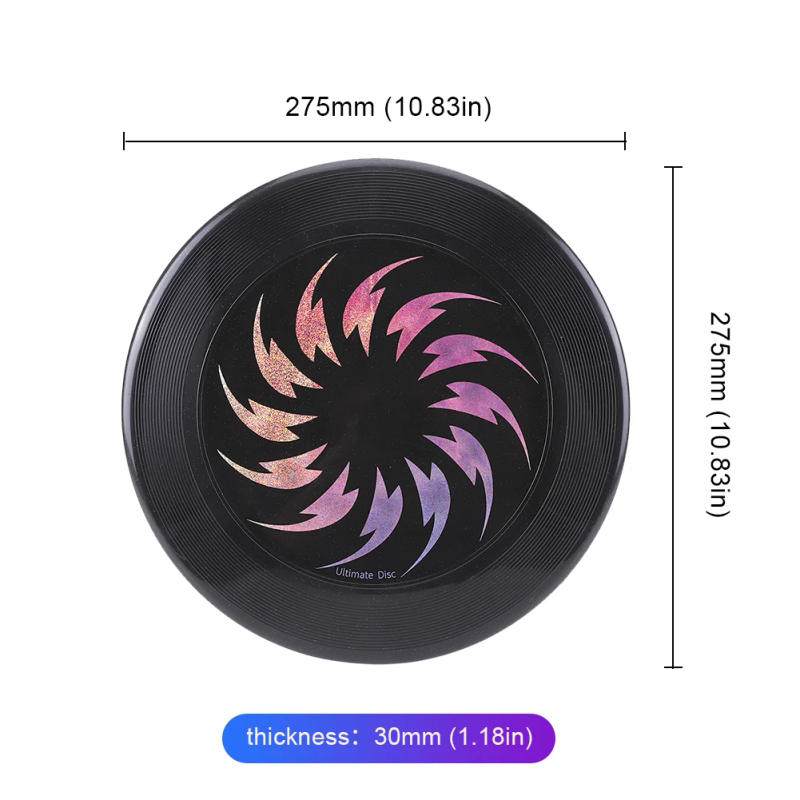Description Picture 6 of itemLight Up Flying Disc Rechargeable Glow in The Dark Ultimate Discs Adjustable Light Color for Beach/Party/Outdoor Sports