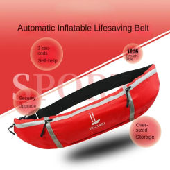 Portable Adult Life Jacket Belt Ultra-thin Professional Large Buoyancy Automatic Inflatable Boat Fishing Waist Belt for Men