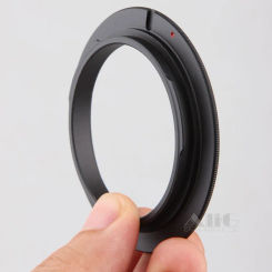 Camera Macro Lens Reverse Adapter Ring 49mm 52mm 55mm 58mm 62mm 67mm 72mm 77mm Filter Thread Mount Lens for Canon EOS EF DSLR