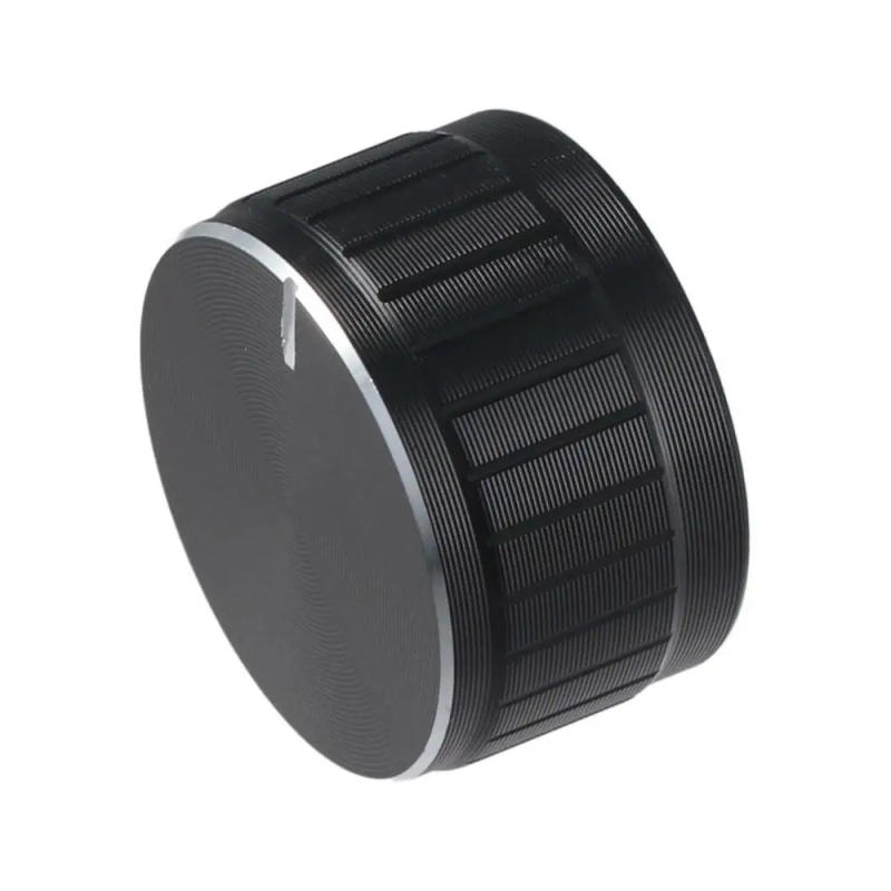 Description Picture 2 of item1PC Aluminum Volume Control Amplifier Knob 30x17mm 6mm/ 0.23" 360 Degree Rotary Guitar Knob Black Potentiometer Control Knobs