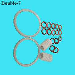 17PCS Silicon Elastic Seal Rings Of BQL Soft Ice Cream Maker Spare Parts Ice Cream Machine Accessoriy Replacement