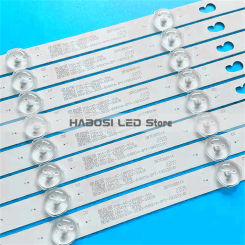 8pcs/Kit LED backlight Strips for 65 TV RF-AZ550E30-0501A-12 + RF-AZ550E30-0601B-12 A4 303TC650042 T CL65D07-ZC22AG-03E