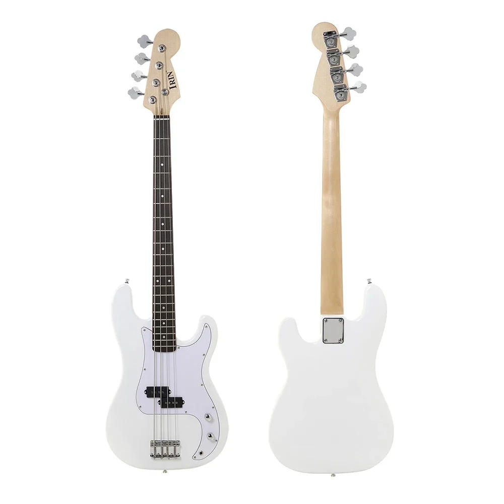 Description Picture 6 of itemIRIN 4 Strings Electric Bass Guitar 20 Frets Rosewood Fingerboard Maple Body Bass Guitar With Wrenches Cable Parts & Accessories