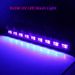 9x3W UV Wash Light Purple LED light Disco DJ Light  LED Bar Washer Lamp for Party Club Stage light event show