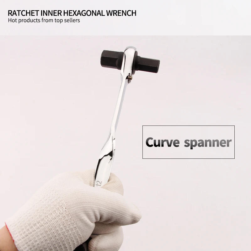 Description Picture 5 of item4-in-1 Quick Ratchet Hex Wrench Set - Hexagonal Spanner with 4 Head Sizes (2-4-2.5-4.5, 3-5-3.5-5.5, 4-5-6-8, 10-12-14-17)