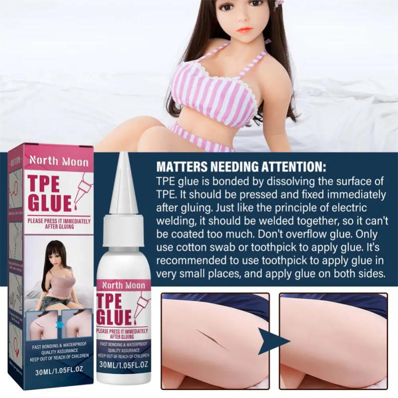Description Picture 4 of itemTPE Doll Repair Glue Doll Crack Transparent Waterproof Glue Fast Repair Glue No Odor And Quick Drying Strong Repair Fluid Caulk