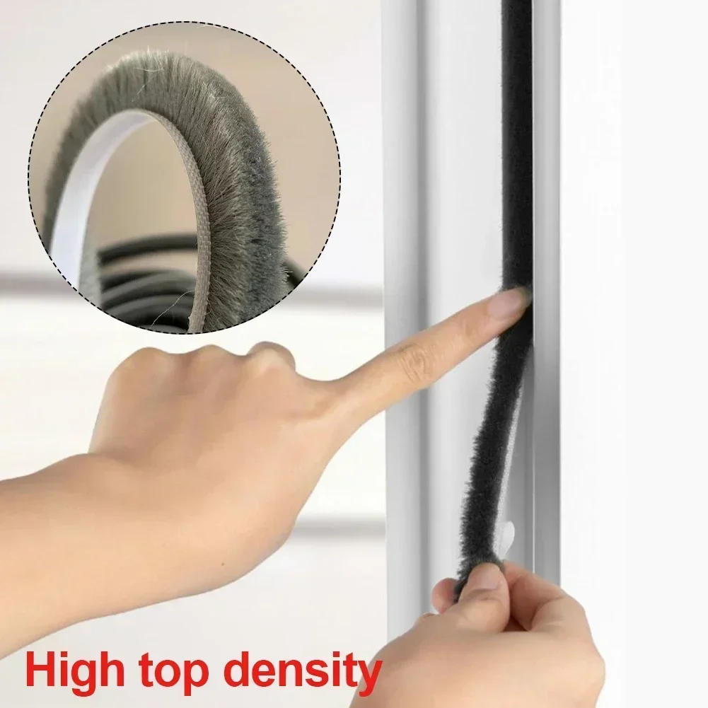 Description Picture 6 of item10m Self Adhesive Brush Strip Door Window Weather Stripping Sliding Door Sound Insulation Dust Sealing Strip Anti Bug Seal Tape