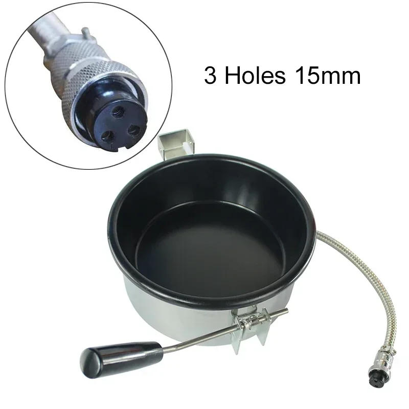 Description Picture 4 of itemCommercial 8oz Hot Air Oil Popcorn Maker Heating Pot Hand-cranked 8 Ounce Electric Popcorn Machine Accessories Parts 2/3 Holes