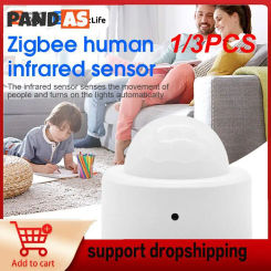1/3PCS 3.0 Tuya Mini Smart Human Body Sensor Motion Movement PIR Transducer Infrared Detector Smart Life Smart Home