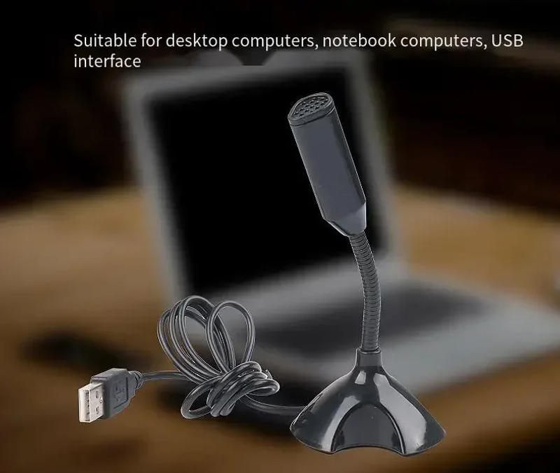 Description Picture 6 of itemUSB Microphone For Laptop And Computer Adjustable Studio Singing Gaming Streaming Mikrofon Stand Mic With Holder Desktop