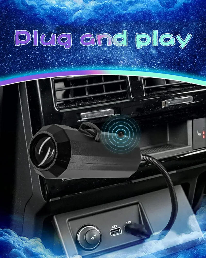 Description Picture 2 of itemStarry Sky Ceiling Projection Light Moon Light USB Projector Led Star Galaxy Lamp Night Lighting for Home Lighting Room Decor