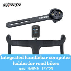 Bicycle Stopwatch Bracket, Carbon Fiber, Highway Bicycle Computer Expansion Installation, Gopro, Suitable for Garmin Bryton