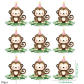 18pcs monkey