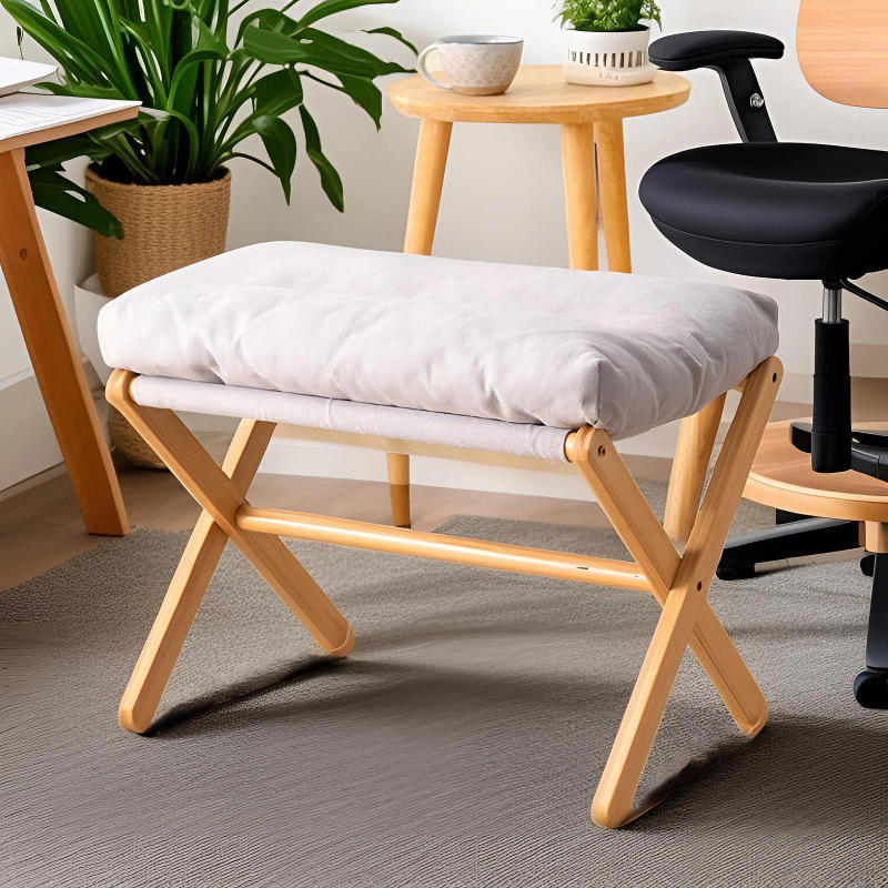 Description Picture 5 of itemSofa Footrest Foot Support Folding Gift Under Desk Desk Step Desk Leg Rest Rest Stool for Makeup Room Bed Side Sofa Living Room