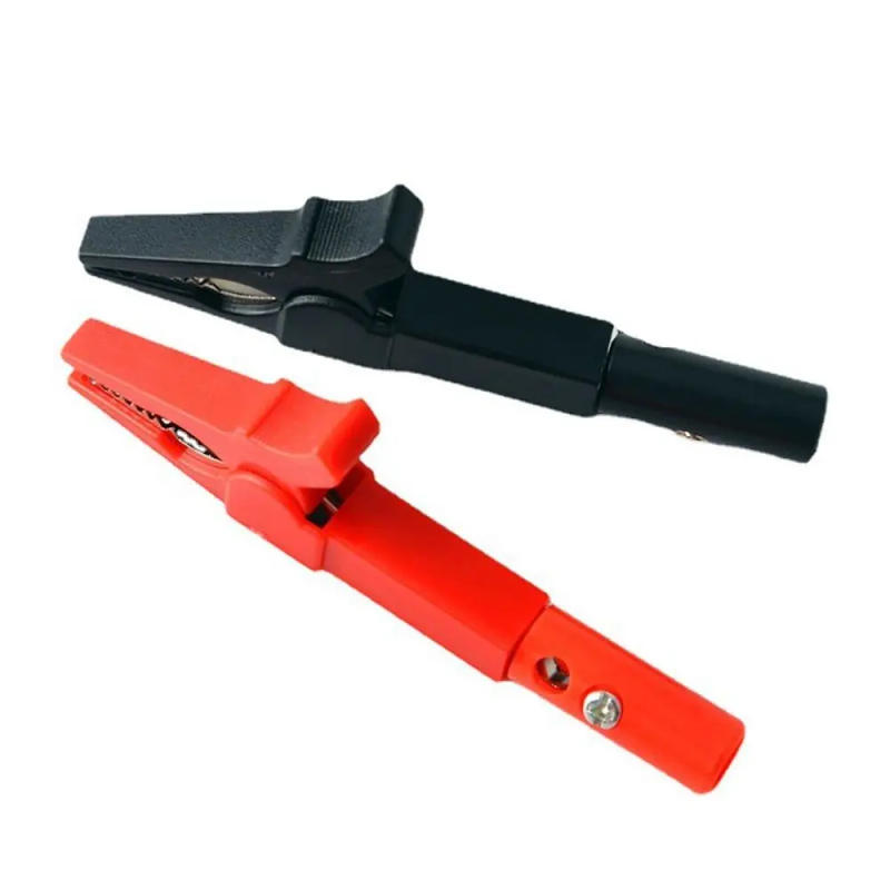 Description Picture 5 of itemCrocodile Clip+Terminal Post All Copper Coated Alligator Clip For Battery Test Instrument Current Power Clamp Cable Probes