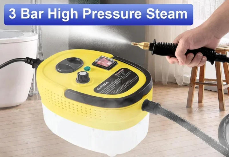 Description Picture 4 of itemHigh Pressure Steam Cleaner Handheld High Temperature Steam Cleaner for Home Kitchen Bathroom Car Cleaning Steam Cleaner EU/US