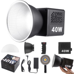 M60 Handle Photo Studio Light COB Bi-Color CCT 2500-8500K CRI≥95 TLCI≥97 With diffuser LED Video Lights Vlog Shoot Fill Lighting