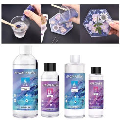 High Transparency 3:1 AB Epoxy Resin Glue Kit High Adhesive Hardener Clear Drop Glue DIY Crystal Mold Jewelry Making Accessories