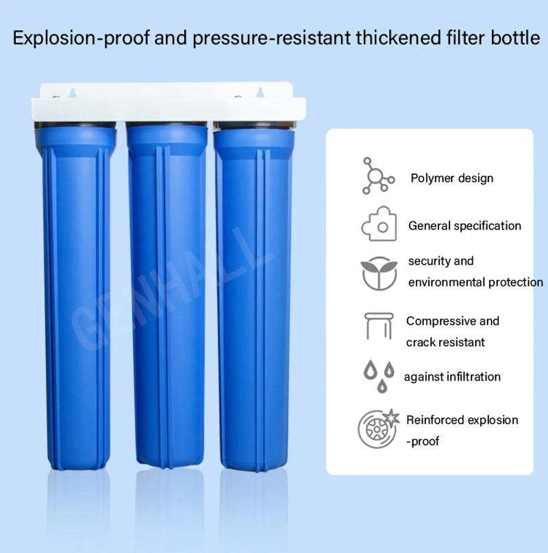 Description Picture 6 of itemBlue bottle filter 20-inch front filter commercial household whole house large flow direct drinking accessories