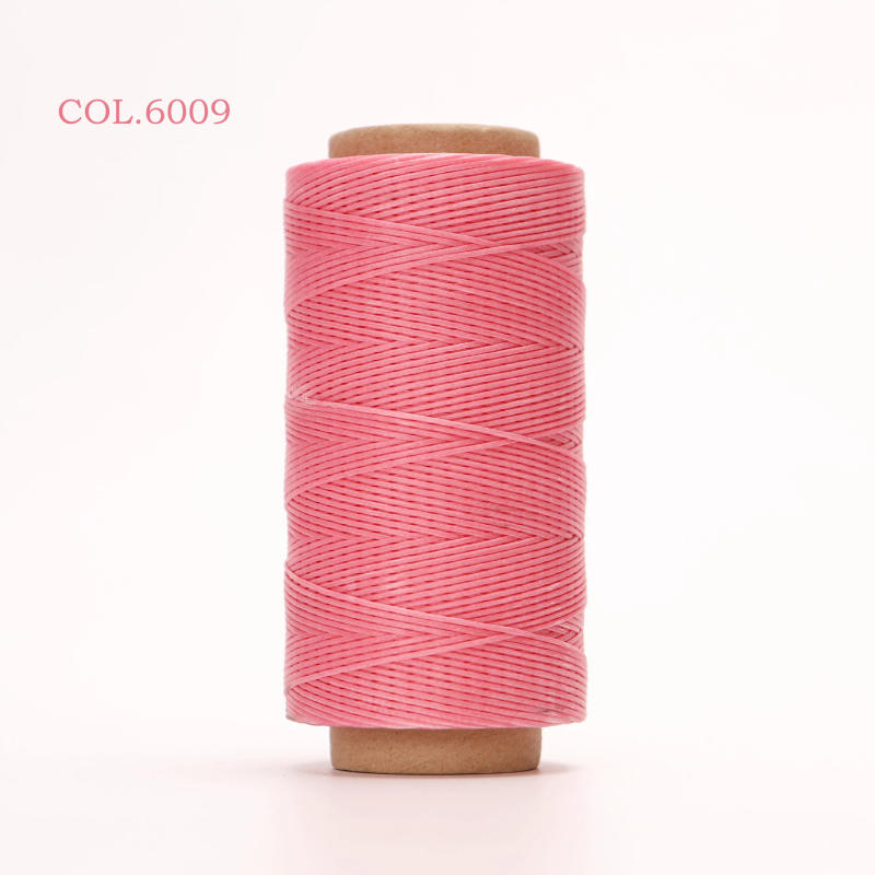 Description Picture 3 of item150D 0.8mm Thickness 260 Meters Long Flat Braided Polyester Waxed Thread DIY Craft String Leather Sewing 33 Colors Availbale