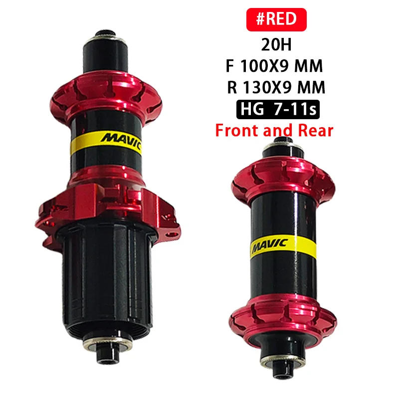 Description Picture 3 of itemBicycle Hubs Mtb/Road V Brake Disc Brake QR Thru Cassette Hub 20/24 Holes Front 100 Rear 130/135/142MM HG 7-11Speed Bearing Hub