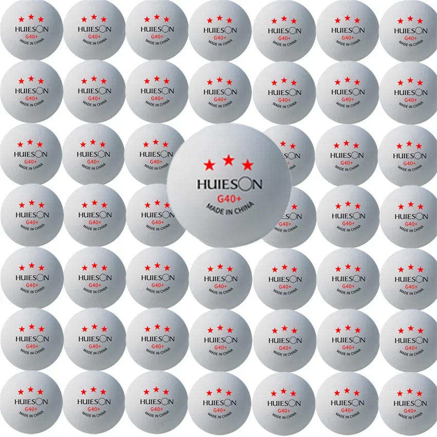 Description Picture 2 of item100Pcs Huieson 3 Star Ping Pong Balls ABS+ Material Professional Table Tennis Balls TTF Standard Table Tennis For Competition