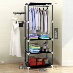 Coat Hanger Wardrobe System Wall Coat Rack Storage Hook Clothes Racks Conference Tables & Chairs Stand Hangers for Clothes Shelf