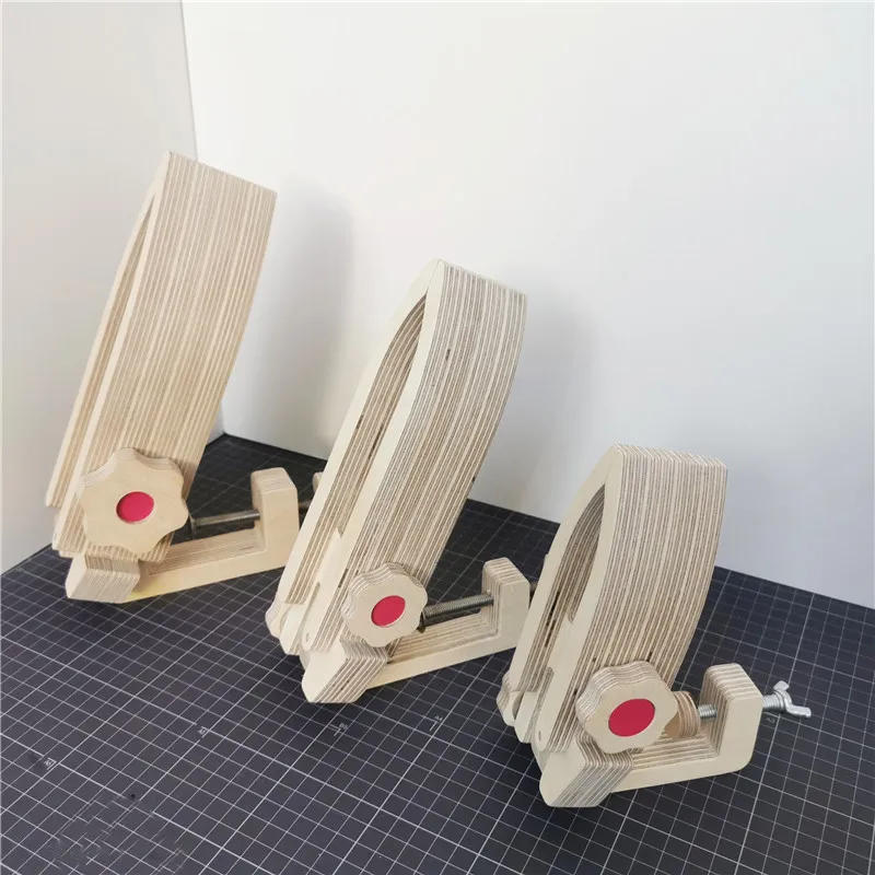 Description Picture 2 of itemLeather Hand Sewing Stitch Pony Table Desktop Stitching Horse Clamp Wood Sewing Clips Leather Clamp DIY Craft 4 Typs