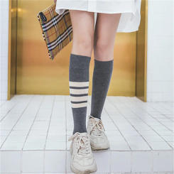 Knee High Socks Lolita JK Long Socks for JK Girls Over The Knee Thigh High Socks For European and American Socks Women