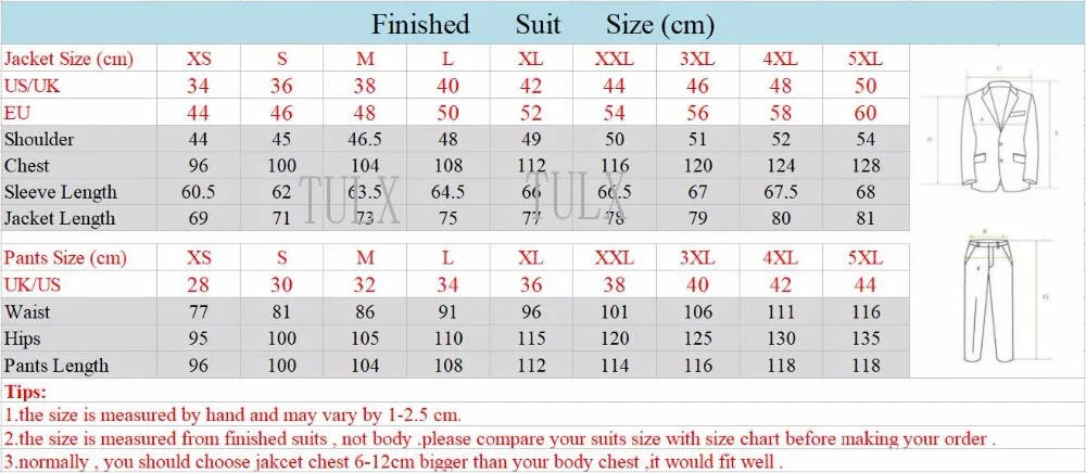 Description Picture 2 of itemTailor Made Male Suits Slim Fit Peak Lapel Fashion Casual 2 Pieces Best Men Groom Wedding Party Suits Costume Homme Mariage2024