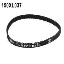 150XL 037 Timing Belt 10mm 75 Teeth Black Cogged Toothed Rubber Geared Belt Power Transmission Gear Parts Hardware