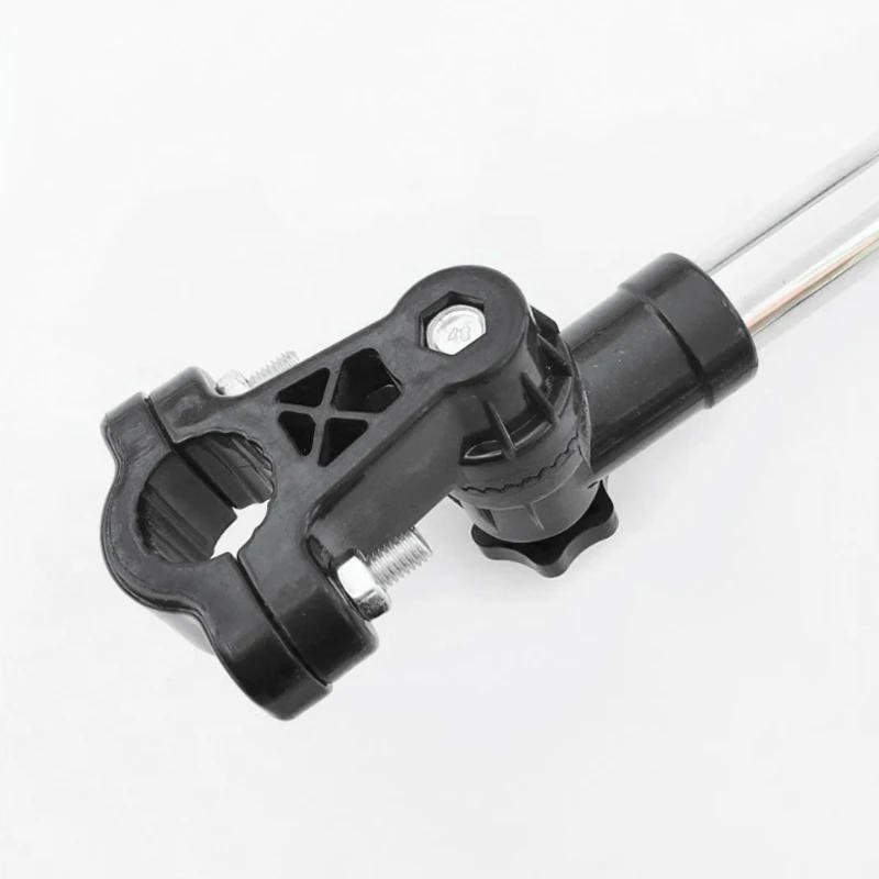 Description Picture 6 of itemWheelchair Bicycle Umbrella Stands Adjustable Swivel Stainless Steel Umbrella Connector Stroller Umbrella Holder Rain Gear Tool