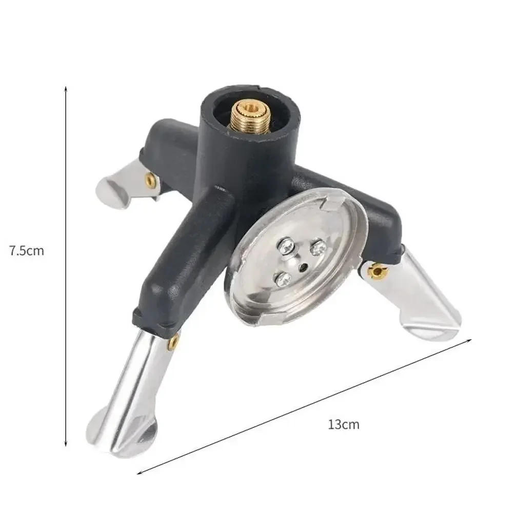 Description Picture 2 of itemOutdoor Stove Tripod Gas Adapter Tank Stand Connector Camping Portable Equipment Ultralight Copper Tank Camp Cooking Supplies