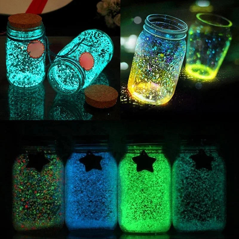 Description Picture 2 of item1000pcs Luminous Sand Glow In Dark Pebbles Stone Home Garden Outdoor Path Lawn Decoration Fish Tank Aquarium Decor 3-5mm