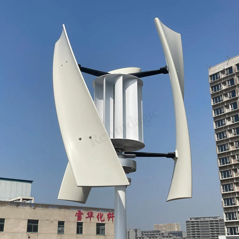 Description Picture 6 of itemX5 8KW 10KW 15KW Vertical Axis Wind Turbine 12V 24V 48V Alternative Energy Generator AC Output Household with mppt Controller