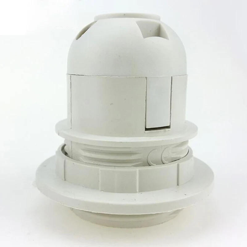 Description Picture 3 of item1pcs e27 Light Bulb Lamp Holder Base Converter Socket Lampshade electric Splitter Screw Black White for home led bulb lighting