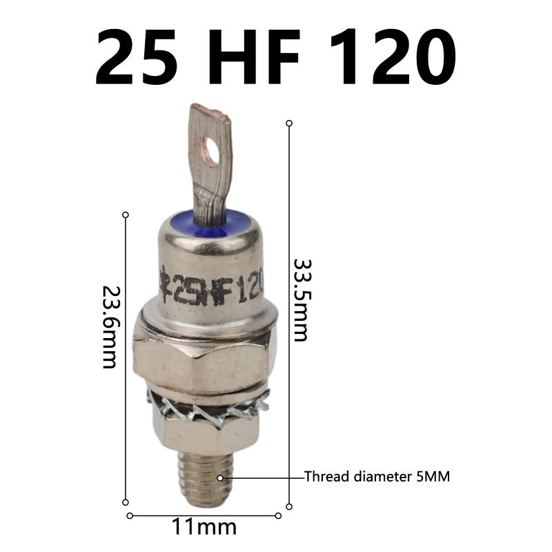 Description Picture 5 of itemParts Diode Rectifier Spare Stud Mount Easy Installation Exquisite Lightweight Negative Anode Positive Cathode
