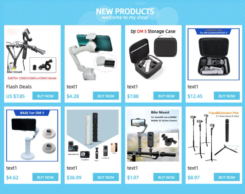 Description Picture 2 of itemAdjustable Lanyard Sling Belt Neck Strap for DJI OM4 OSMO Mobile 3 2 Zhiyun Smooth Q 4 Mijia Feiyu Handheld Gimbal Accessories