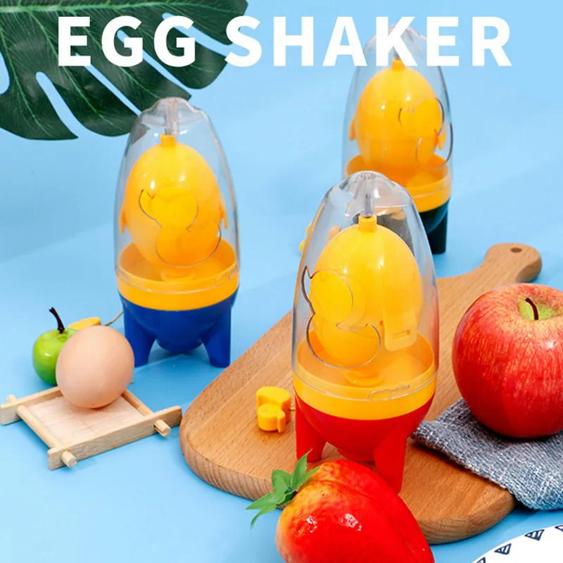 Description Picture 6 of itemEgg Scrambler Hand Egg Shaker Mixer Food Grade Silicone Egg Spinner Manual Tool Egg Yolk Shaker Egg Scrambler Gadget Egg Tools