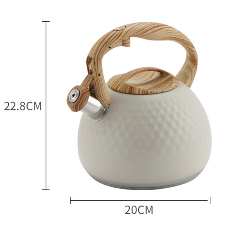 Description Picture 6 of item3L Whistling Kettle Anti Scald Handle Cookware Cooktop Teakettle Stainless Stove Teapot Tea Kettle for Outdoor Large Capacity