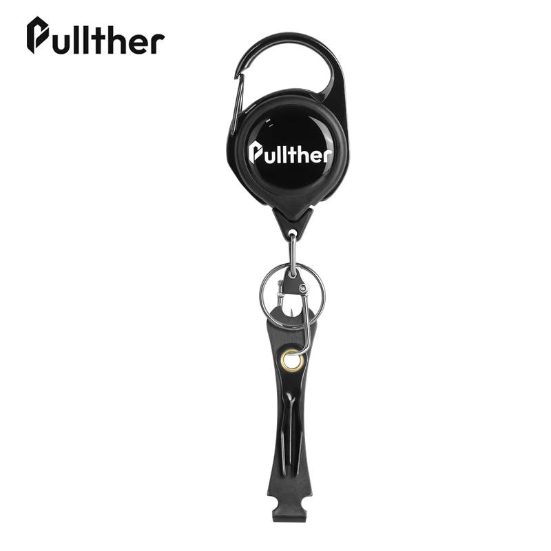 Description Picture 2 of itemPullther Fly Carp Fishing Line Scissors Cutter Knotter with Retractor Tackle Mini Clipper Nippers Quick Knot Tying fishing tools