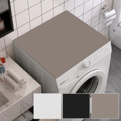 Nordic Dust Mat Faux Leather Washing Machine Dust Covers Refrigerator Microwave Oven Top Protector Door Rug Tableware Placemat