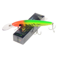 Vivid Deep Diving 8M+ Big Minnow Wobbler 10 Color Fishing Lures Simulate Bending Trolling for Freshwater Carnivorous Fish